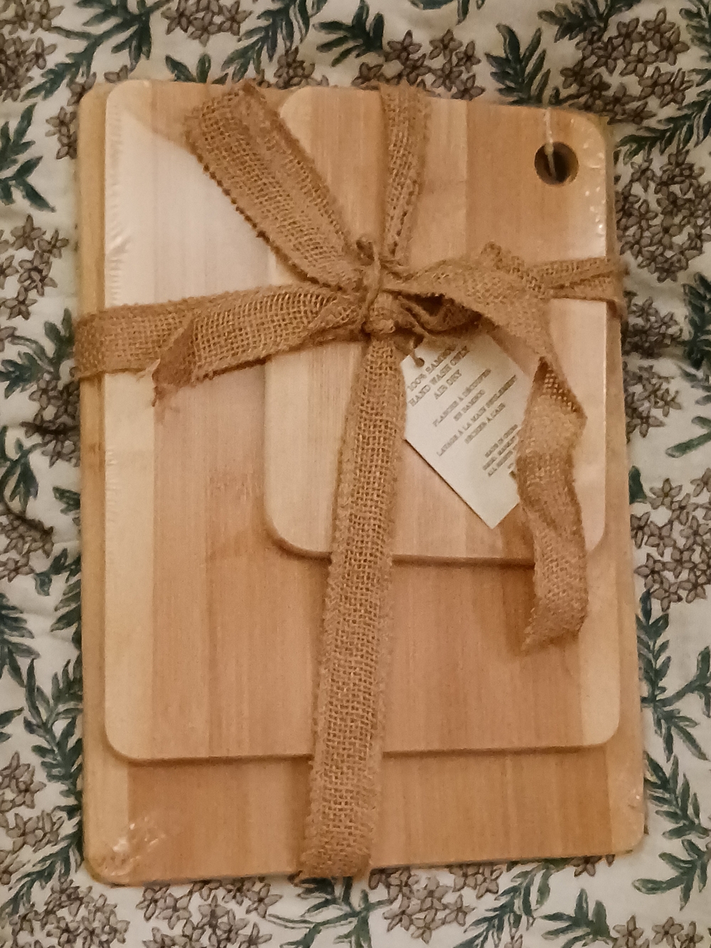 ✨️SEALED✨️ Bamboo Cutting/Serving Board Set of 3
